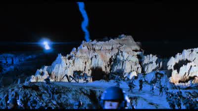 We've just landed here on what Cap Troopers are calling Big K......with the 6th Mobile Infantry Division. - Starship Troopers