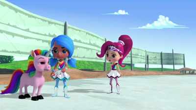 - We've lost her.
- I'll get her back. Floof? - Rainbow Rangers
