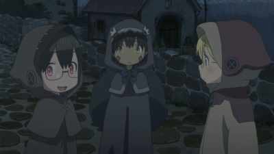 We've never actually been to the wharf quarter before...
so I asked someone to help us. - Made in Abyss: Journey's Dawn