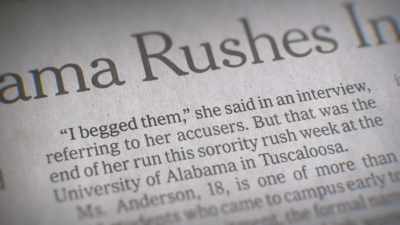 We've never met this girl, ever. - Bama Rush