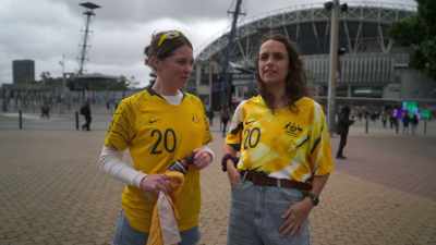 We've only beaten them once before.
So, it's game on, yeah. - Matildas: The World at Our Feet