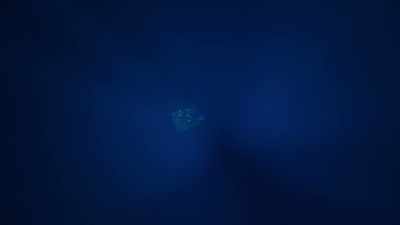We've only just started,
and already the light from the surface - Welcome to Earth