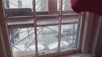 We've had people drilling
outside. (IMITATES DRILL) - How To with John Wilson