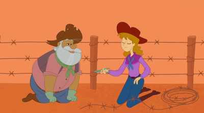 We've saved the ranch - Tom and Jerry Cowboy Up!