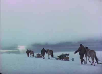 'We've taken to marching
by the midnight sun, - Scott of the Antarctic