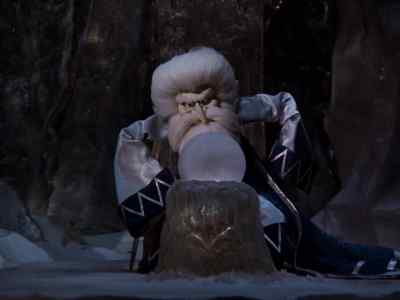 Wh-wh-what's this? A balloon? - Rudolph and Frosty's Christmas in July
