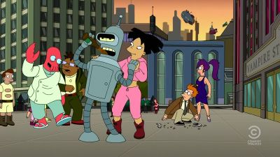 Wh-What happened? Did
I break the button? - Futurama