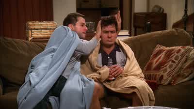 What are you doing Hey - Two and a Half Men