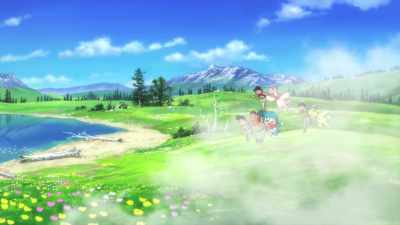 What a beautiful lake - Doraemon: Nobita's New Dinosaur