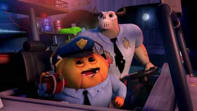 - What a cute little boy.
- Yeah, no problem. - Monster Island