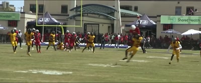 What a great catch made there
by Shane "Hollywood Hooks"! - Coach Prime