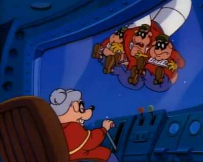 What a rush!
I thought we were done for. - DuckTales