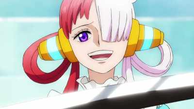 What a shame.
Then I'll make you into a song. - One Piece Film Red