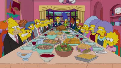 What a spread. - The Simpsons