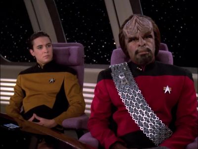 - What about Alexander?
- Alexander? - Star Trek: The Next Generation