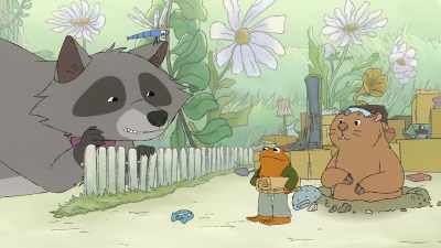 What about that bow tie, Toad?
It sure would fancy up my fur. - Frog and Toad