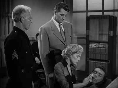 -What about him?
-A little groggy yet, but he'll be all right. - The Racket
