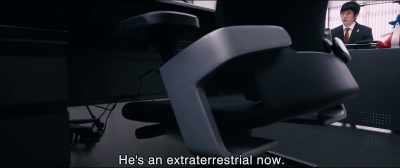 -What about his human rights?
-He's an extraterrestrial now. - Shin Ultraman