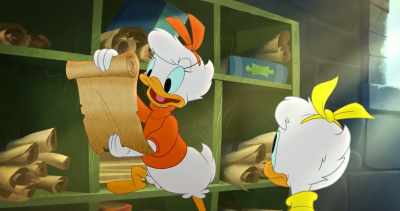 -What about this one?
-This makes you 12 percent fatter. - Legend of the Three Caballeros