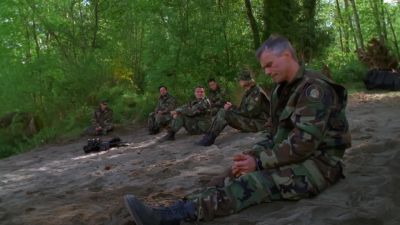What if an Unas comes by?
What do we do then? - Stargate SG-1