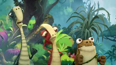 -What?
-And Giganto sorta won. - Gigantosaurus