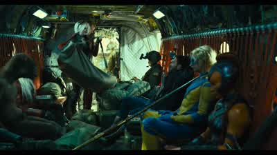 What are you doing back in prison HarlsI got road rage In a bank - The Suicide Squad