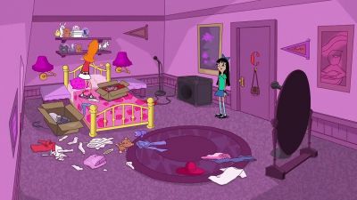 What are you doing here - Phineas and Ferb the Movie: Across the 2nd Dimension