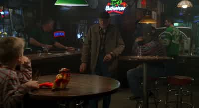 Goddamn JetsWhat are you doing in here cutieWatching footballWho do you want to win The goddamn Jets - Big Daddy