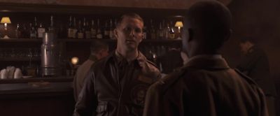 What are you doing here?
This is an officers' club. - Red Tails