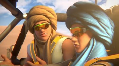 -What are you doing?
-I can't let him shoot my car. - Fast & Furious Spy Racers