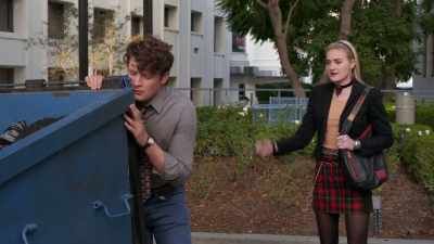What are you doing lurking
back here like some weirdo? - Schooled