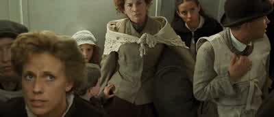 What are we doingWaiting Once first class people are in the boatsthey'll start with us and we want to be ready - Titanic