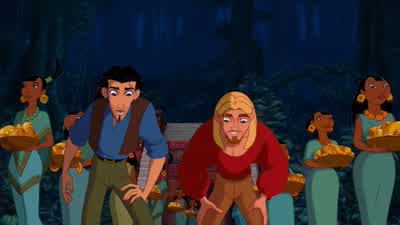 Hey Chel um what are they doingThey're sending it to Xibalba the spirit worldThe spirit world I'll take care of itClears Throat Um excuse me ChiefThe gods have changed their minds about XibalbaThey wish to bask in the reverence that has been shown - The Road to El Dorado