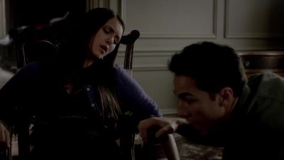 What are you doing?
Shh. - The Vampire Diaries