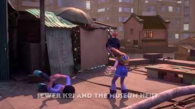 -What are you doing?
Stop, drop, and roll. - Abominable and the Invisible City