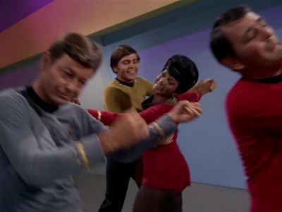 - What are they doing?
- They're celebrating. - Star Trek