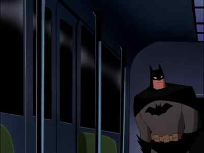 What are you doing?
We'll never fit through there. - The New Batman Adventures