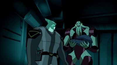 What are you doing We're going outside We need to free theresolute - Ben 10: Secret of the Omnitrix