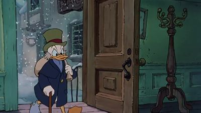 What are you doing with that piece of coal - Mickey's Christmas Carol