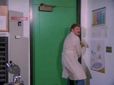 What are you doing with the virus?
Wait. George! - Wonder Woman