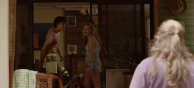 What are you doing?
Yoo-hoo! (KNOCKS) - Frayed