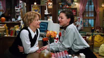 What are you girls talking aboutCybersexI tried once but I kept getting a busy signal - You've Got Mail