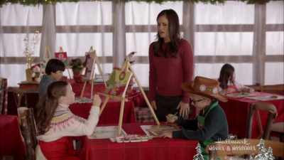 What are you going to paint? Oh, gosh, um... - Christmas at Grand Valley