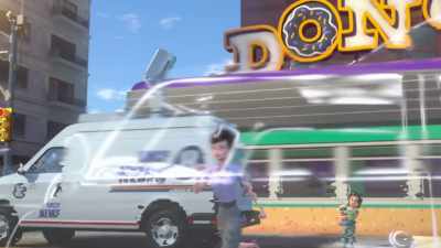- What are you gonna do? (gasps)
- (car whooshing) - Megamind vs. the Doom Syndicate