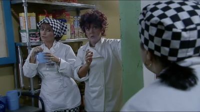 What are you playing at I'm doing the sodding lot out here - Bad Girls