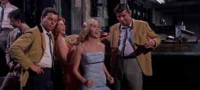 What are we pooping around with dumb broads - West Side Story
