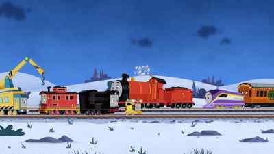 What are they talking about?
"Opportunities." - Thomas & Friends: The Christmas Letter Express