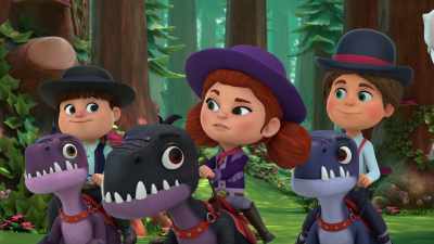 What are you talking about?
We're not making any stomping sounds. - Dino Ranch