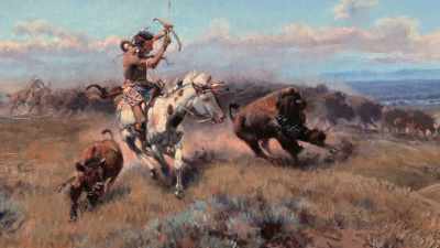What are the things that stand
distinctively for that West, - The American Buffalo