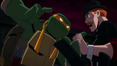 - What are they?
- We're aliens, brah. - Batman vs Teenage Mutant Ninja Turtles
